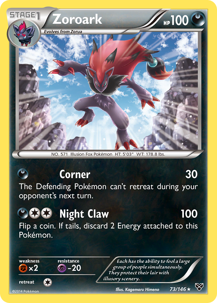 Zoroark (73/146) [XY: Base Set] | Tables and Towers