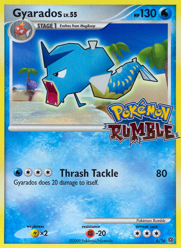 Gyarados (6/16) [Pokémon Rumble] | Tables and Towers