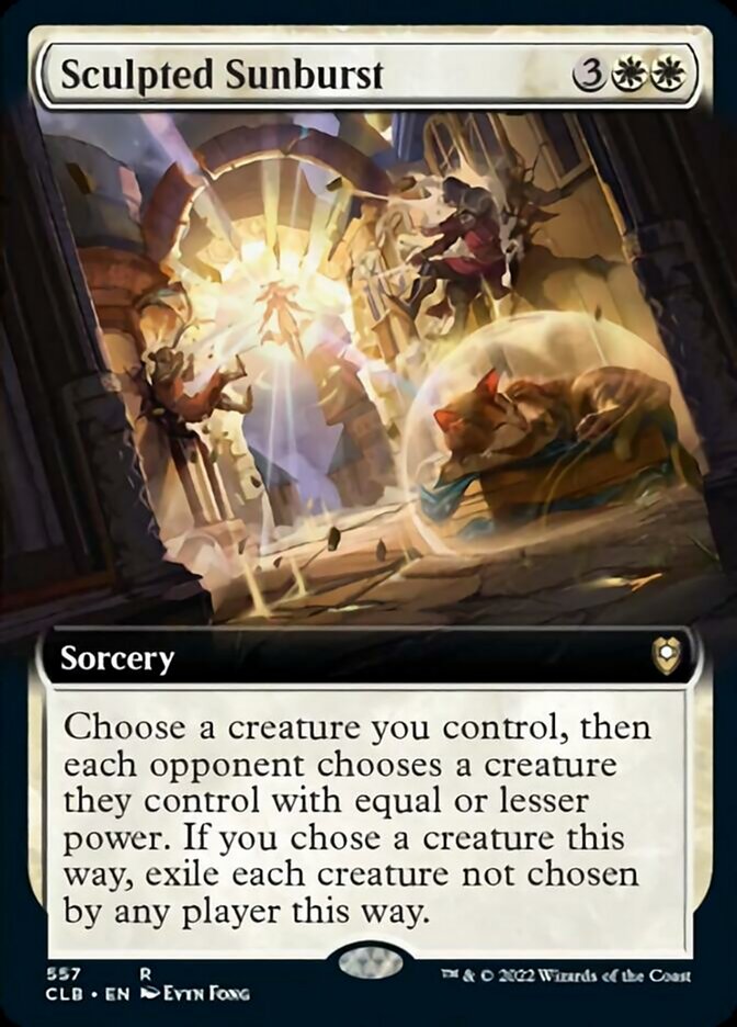 Sculpted Sunburst (Extended Art) [Commander Legends: Battle for Baldur's Gate] | Tables and Towers