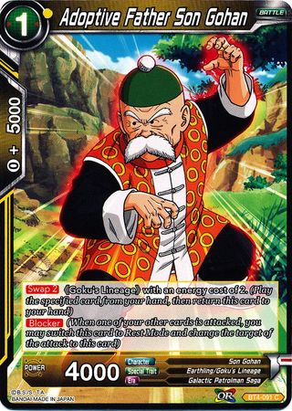 Adoptive Father Son Gohan (BT4-091) [Colossal Warfare] | Tables and Towers