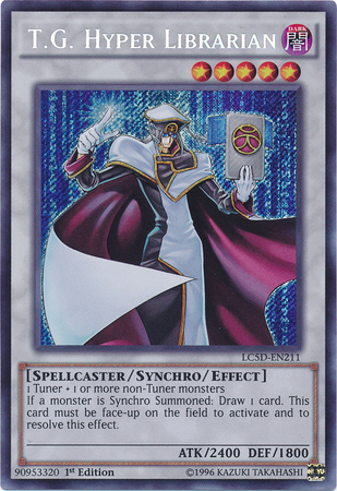 T.G. Hyper Librarian [LC5D-EN211] Secret Rare | Tables and Towers