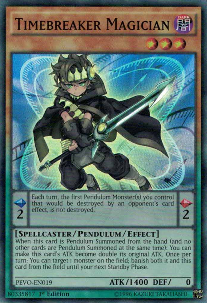 Timebreaker Magician [PEVO-EN019] Super Rare | Tables and Towers