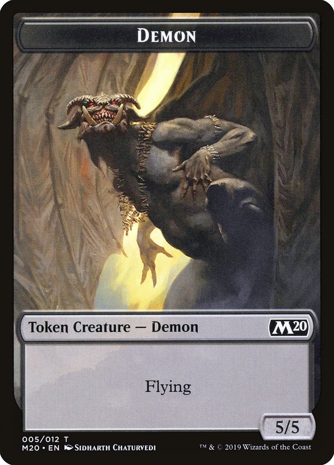 Demon Token [Core Set 2020 Tokens] | Tables and Towers