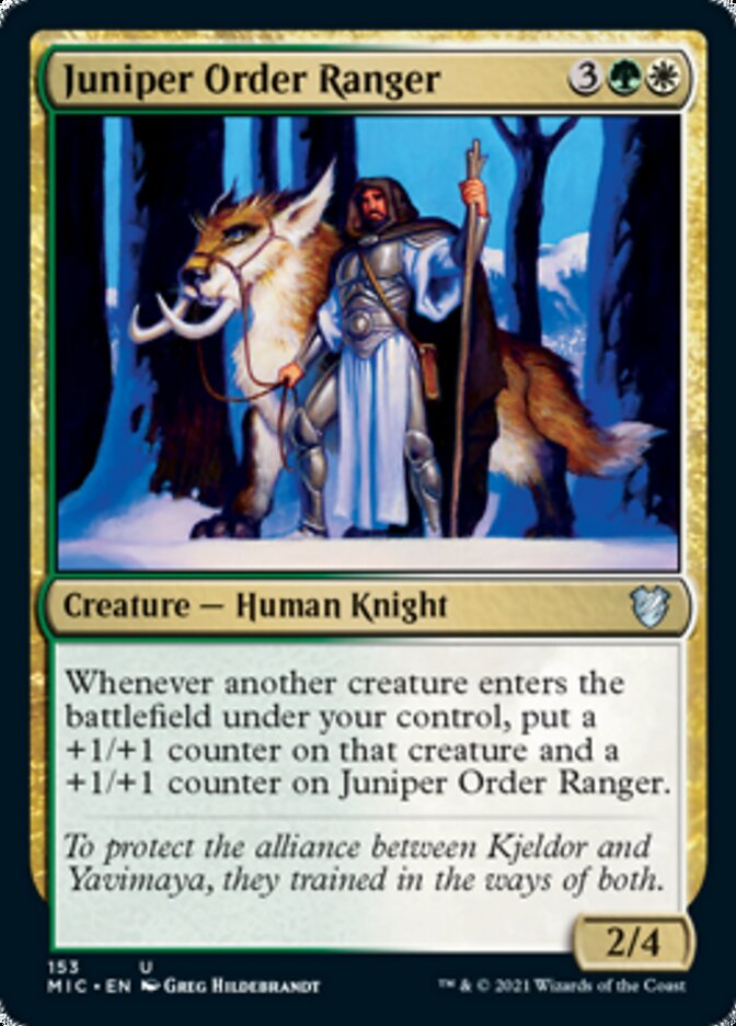 Juniper Order Ranger [Innistrad: Midnight Hunt Commander] | Tables and Towers