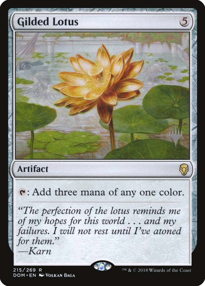 Gilded Lotus (Promo Pack) [Dominaria Promos] | Tables and Towers