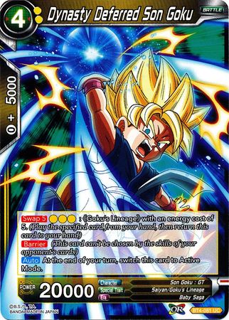 Dynasty Deferred Son Goku (BT4-081) [Colossal Warfare] | Tables and Towers