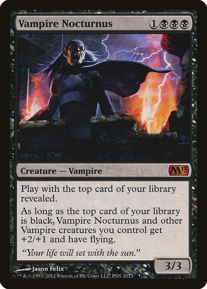 Vampire Nocturnus (Duels of the Planeswalkers Promos) [Duels of the Planeswalkers Promos 2012] | Tables and Towers