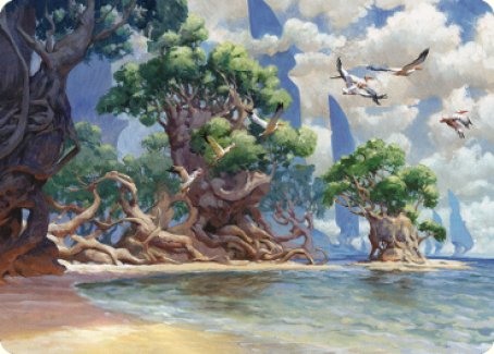 Yavimaya Coast Art Card [Dominaria United Art Series] | Tables and Towers