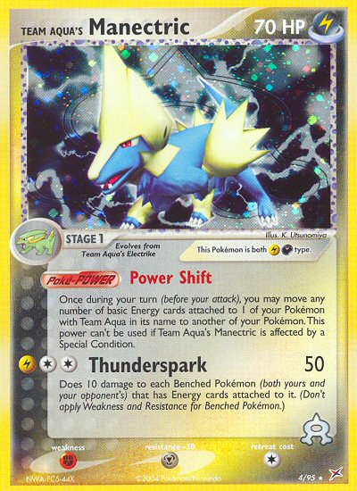 Team Aqua's Manectric (4/95) [EX: Team Magma vs Team Aqua] | Tables and Towers