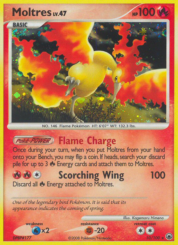 Moltres (10/100) [Diamond & Pearl: Majestic Dawn] | Tables and Towers