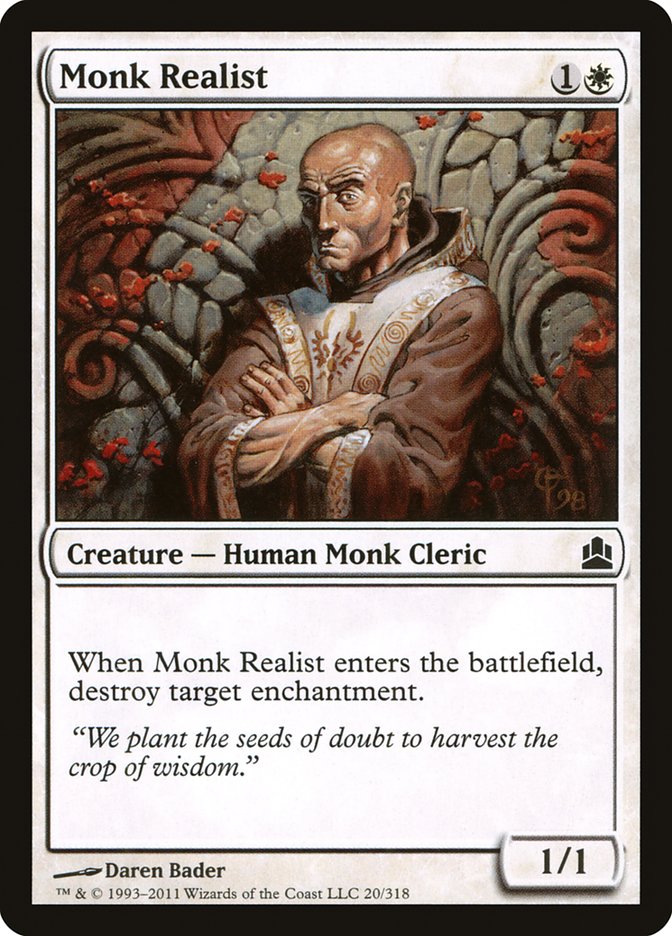 Monk Realist [Commander 2011] | Tables and Towers