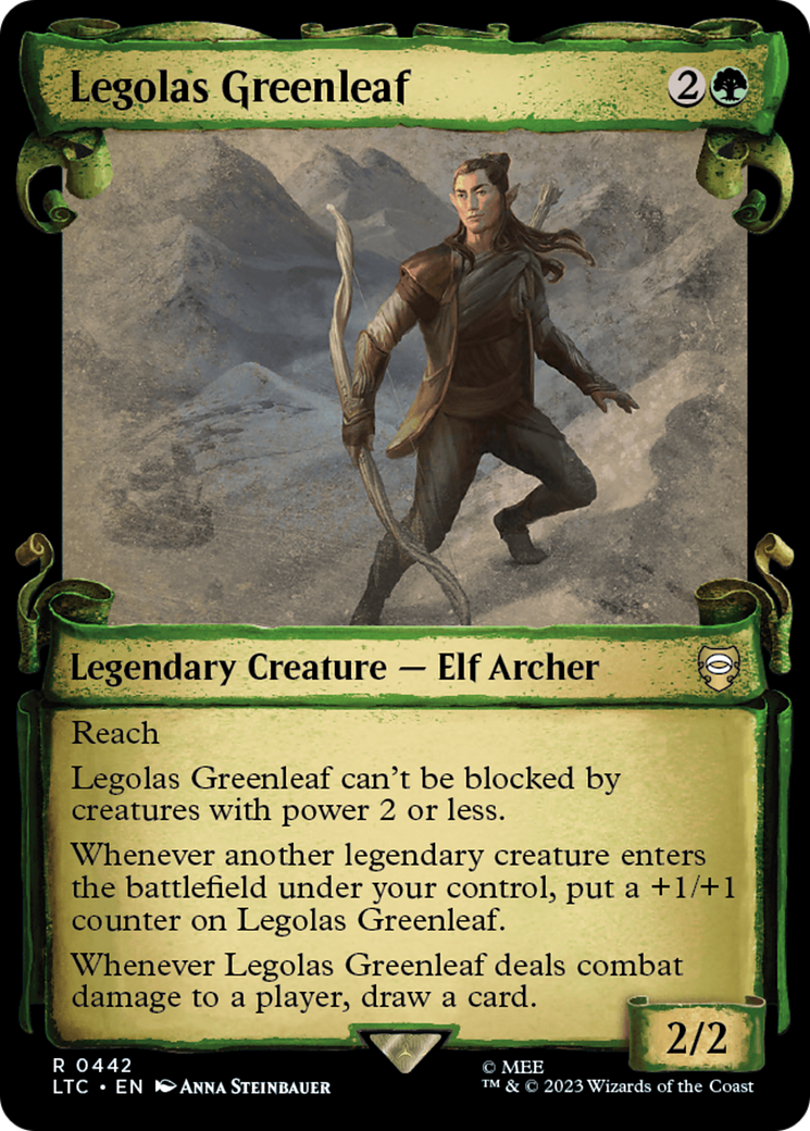 Legolas Greenleaf [The Lord of the Rings: Tales of Middle-Earth Commander Showcase Scrolls] | Tables and Towers