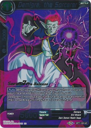 Demigra, the Sorcerer (BT7-105_PR) [Assault of the Saiyans Prerelease Promos] | Tables and Towers