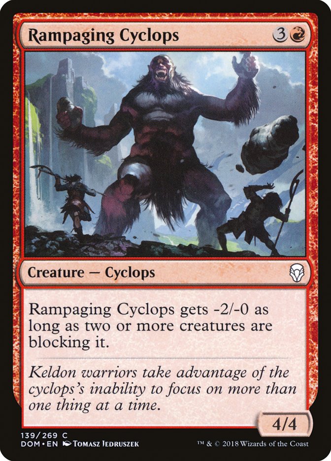 Rampaging Cyclops [Dominaria] | Tables and Towers