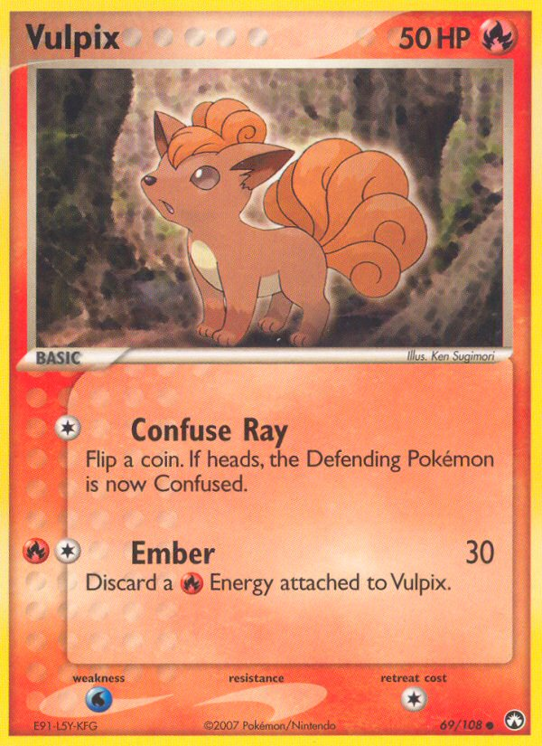 Vulpix (69/108) [EX: Power Keepers] | Tables and Towers