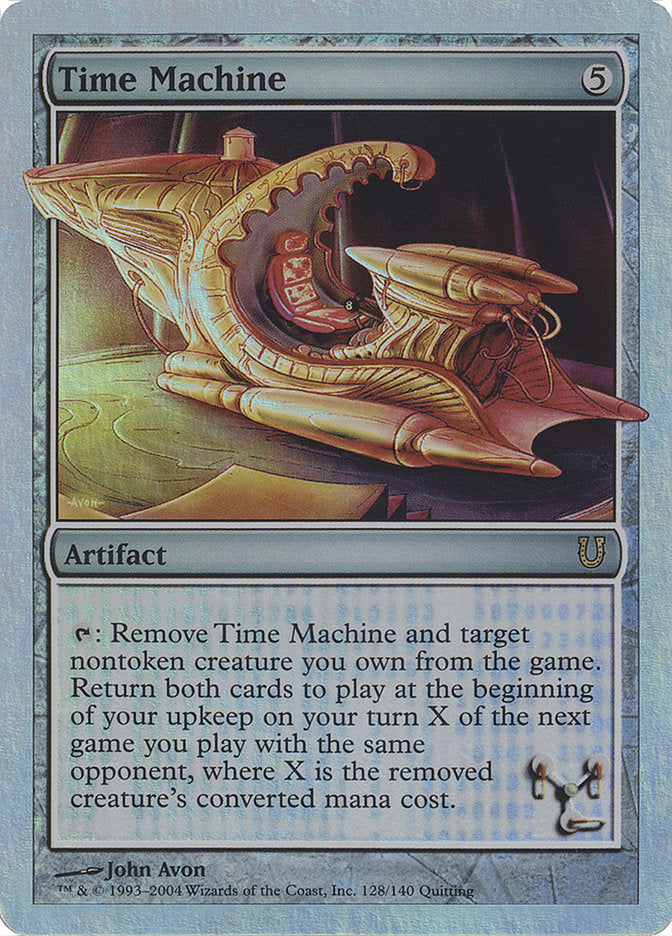 Time Machine (Alternate Foil) [Unhinged] | Tables and Towers