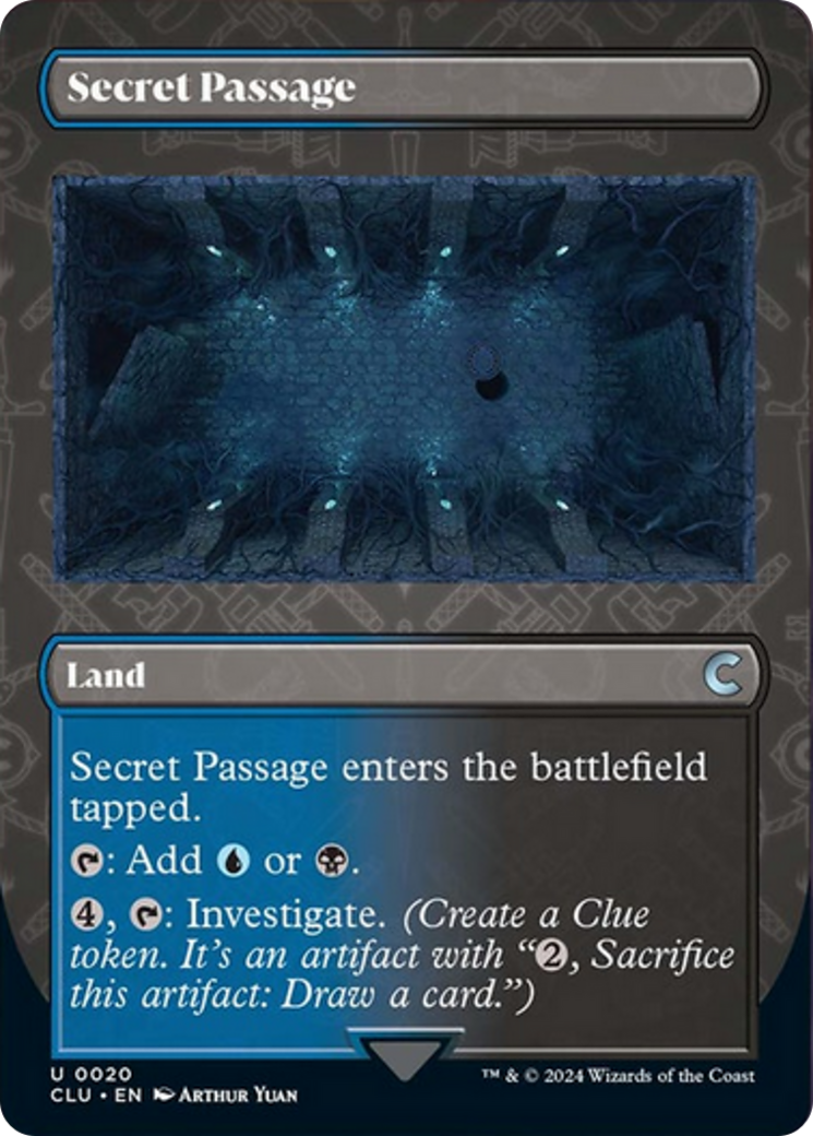 Secret Passage (Borderless) [Ravnica: Clue Edition] | Tables and Towers