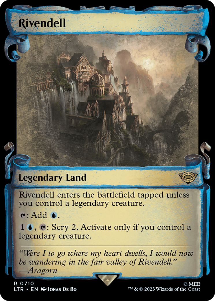 Rivendell [The Lord of the Rings: Tales of Middle-Earth Showcase Scrolls] | Tables and Towers