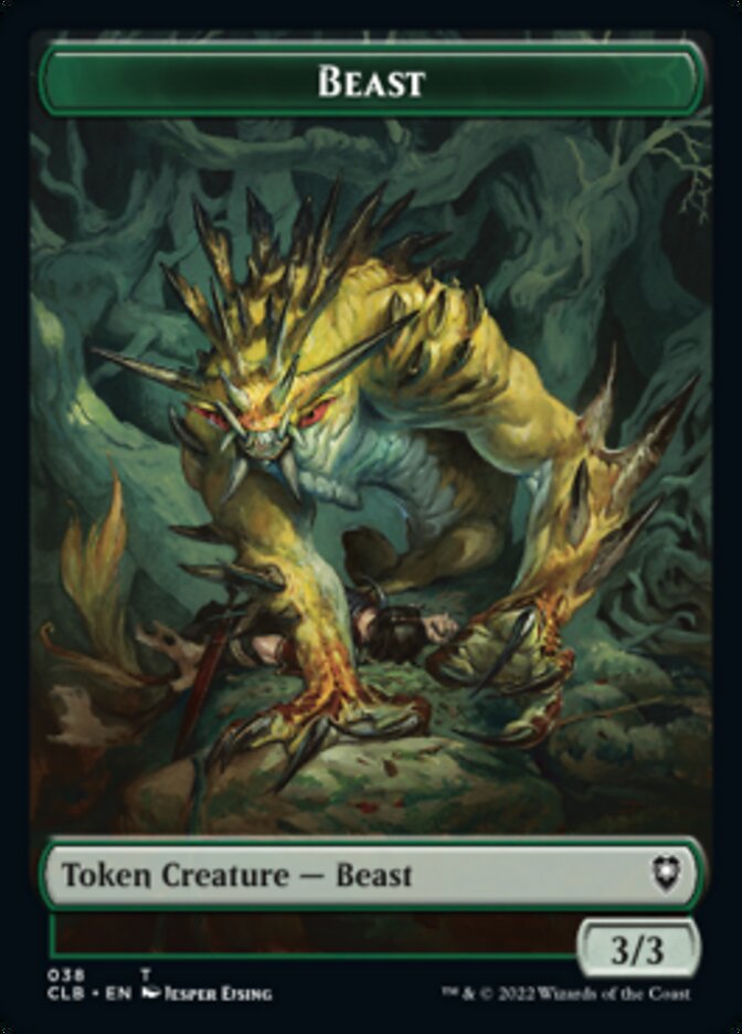 Satyr // Beast Double-Sided Token [Commander Legends: Battle for Baldur's Gate Tokens] | Tables and Towers