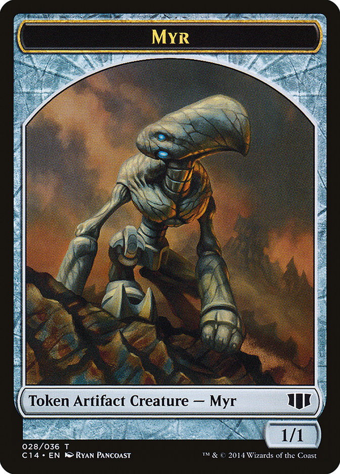 Myr // Pentavite Double-Sided Token [Commander 2014 Tokens] | Tables and Towers