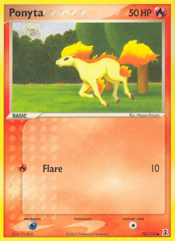 Ponyta (78/113) [EX: Delta Species] | Tables and Towers