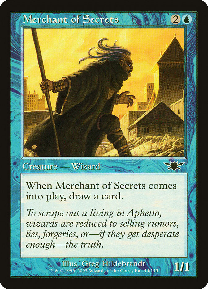 Merchant of Secrets [Legions] | Tables and Towers