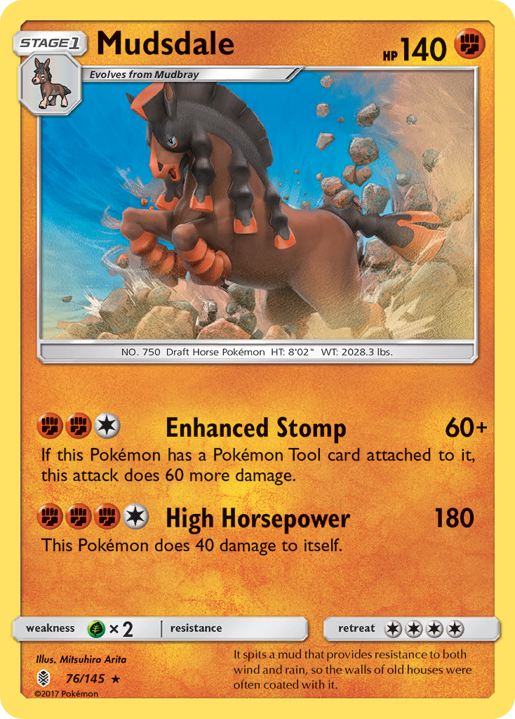 Mudsdale (76/145) [Sun & Moon: Guardians Rising] | Tables and Towers