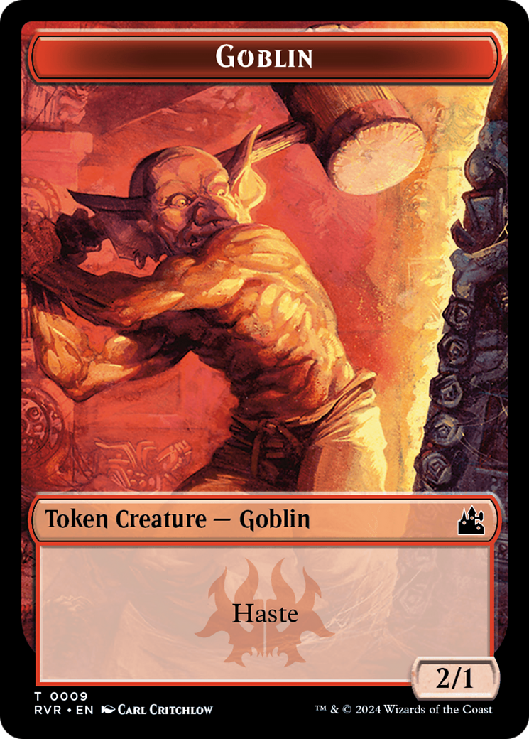 Goblin Token (0009) [Ravnica Remastered Tokens] | Tables and Towers