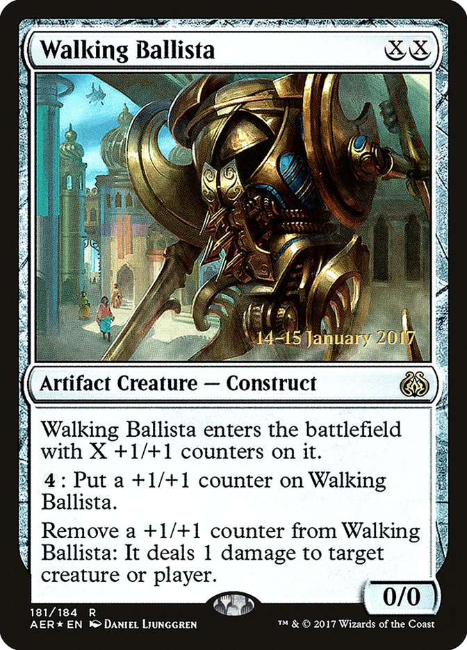 Walking Ballista [Aether Revolt Prerelease Promos] | Tables and Towers