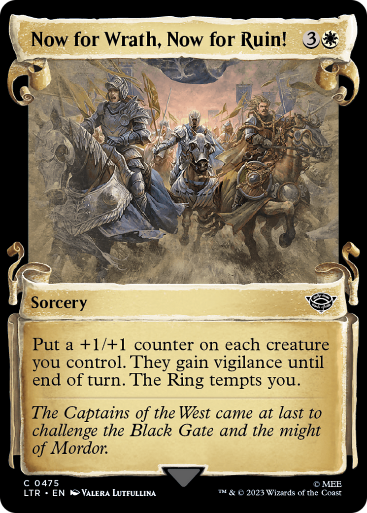 Now for Wrath, Now for Ruin! [The Lord of the Rings: Tales of Middle-Earth Showcase Scrolls] | Tables and Towers