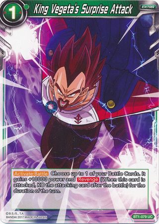 King Vegeta's Surprise Attack (BT1-079) [Galactic Battle] | Tables and Towers