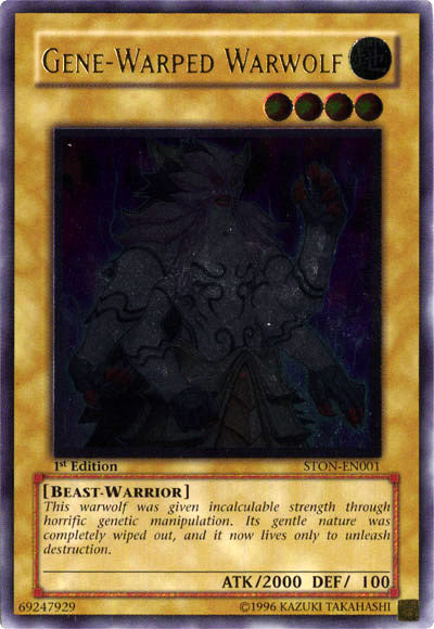 Gene-Warped Warwolf [STON-EN001] Ultimate Rare | Tables and Towers