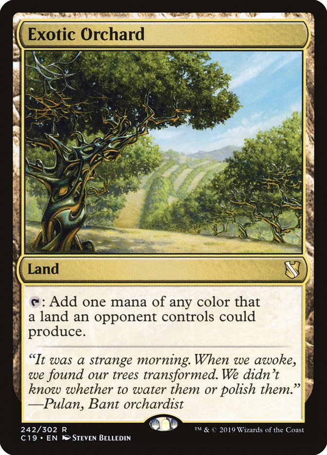 Exotic Orchard [Commander 2019] | Tables and Towers