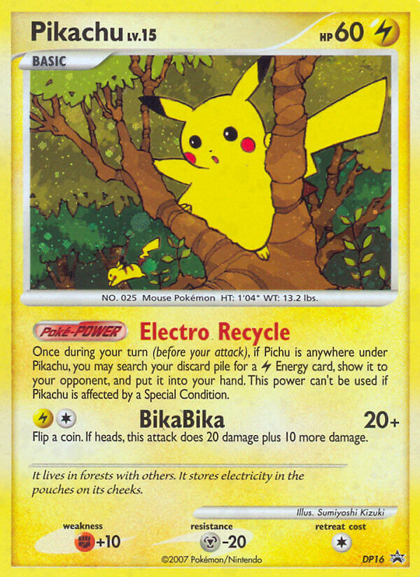 Pikachu (DP16) [Diamond & Pearl: Black Star Promos] | Tables and Towers