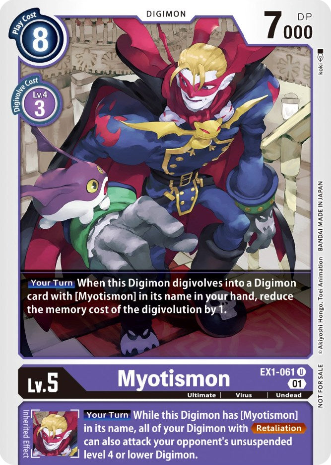 Myotismon [EX1-061] (Winner Pack X Record) [Classic Collection Promos] | Tables and Towers