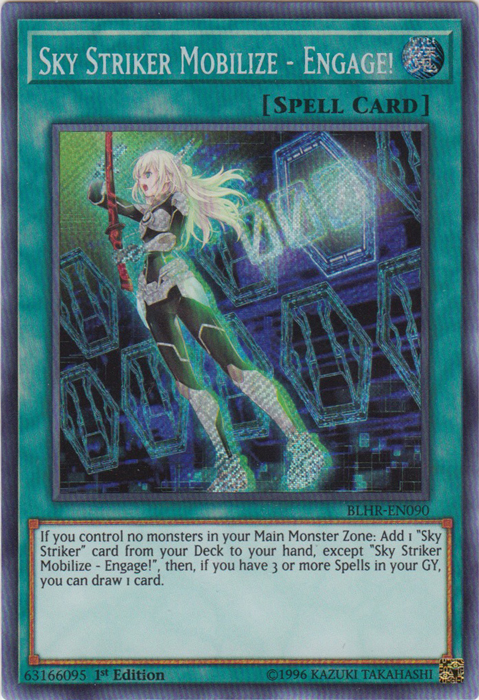 Sky Striker Mobilize - Engage! [BLHR-EN090] Secret Rare | Tables and Towers