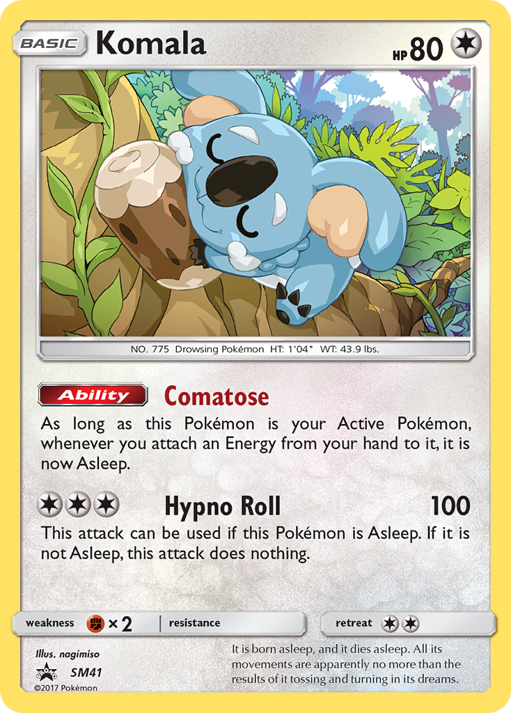 Komala (SM41) [Sun & Moon: Black Star Promos] | Tables and Towers