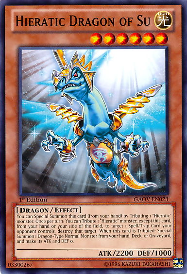 Hieratic Dragon of Su [GAOV-EN023] Common | Tables and Towers