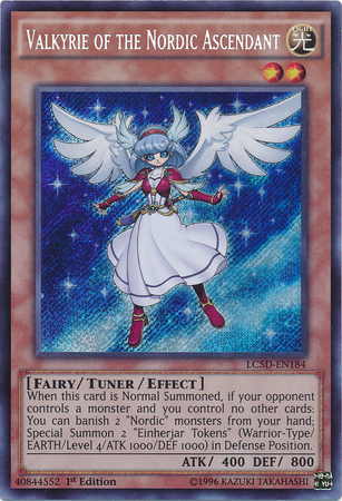 Valkyrie of the Nordic Ascendant [LC5D-EN184] Secret Rare | Tables and Towers