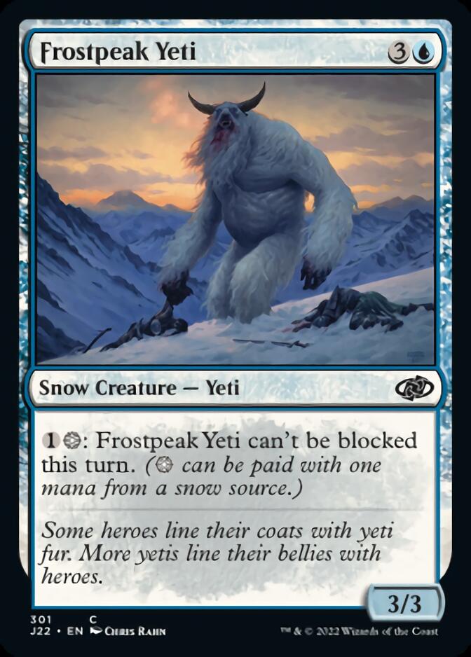 Frostpeak Yeti [Jumpstart 2022] | Tables and Towers