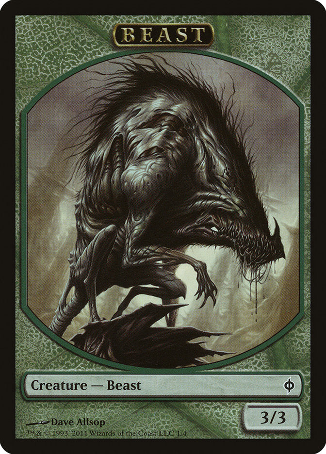 Beast Token [New Phyrexia Tokens] | Tables and Towers