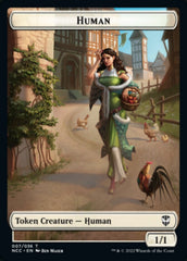 Eldrazi Spawn // Human Double-Sided Token [Streets of New Capenna Commander Tokens] | Tables and Towers