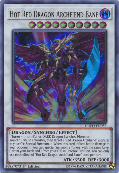 Hot Red Dragon Archfiend Bane [DUPO-EN058] Ultra Rare | Tables and Towers