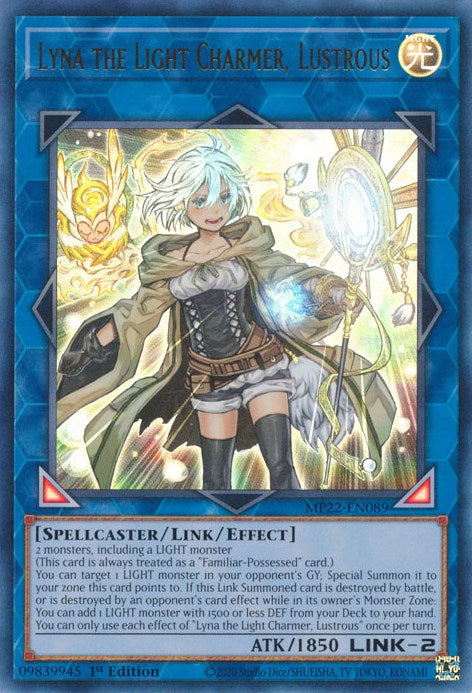 Lyna the Light Charmer, Lustrous [MP22-EN089] Ultra Rare | Tables and Towers