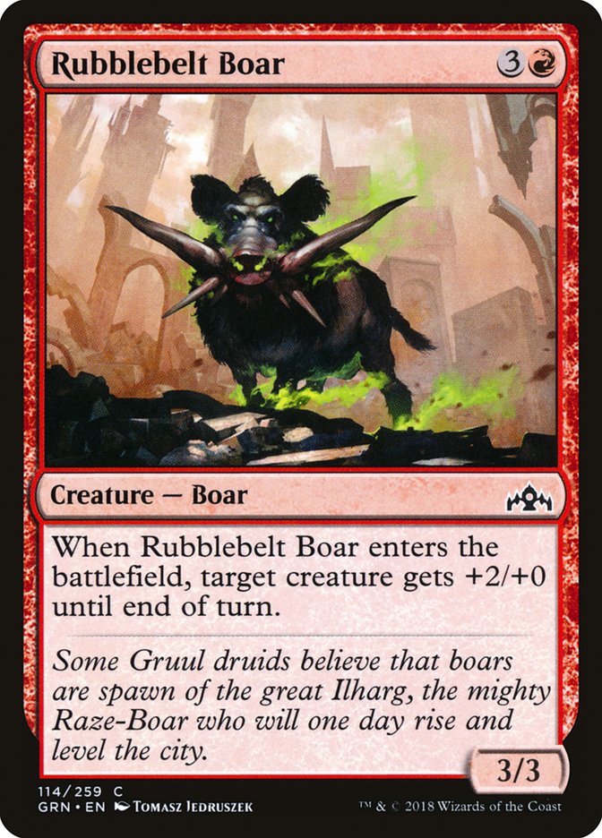 Rubblebelt Boar [Guilds of Ravnica] | Tables and Towers