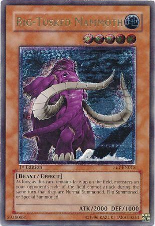 Big-Tusked Mammoth [FET-EN015] Ultimate Rare | Tables and Towers