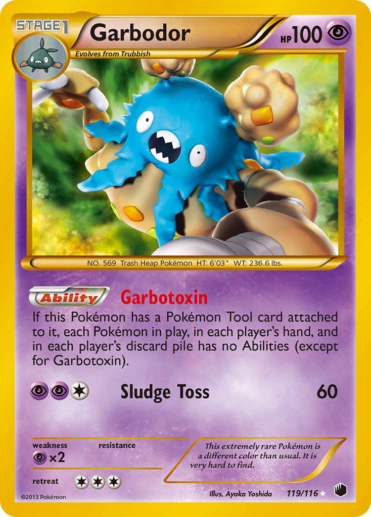 Garbodor (119/116) [Black & White: Plasma Freeze] | Tables and Towers