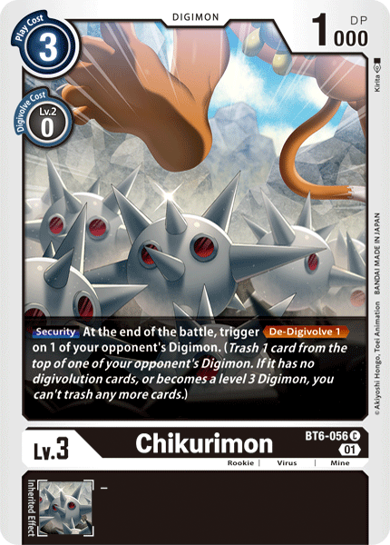 Chikurimon [BT6-056] [Double Diamond] | Tables and Towers