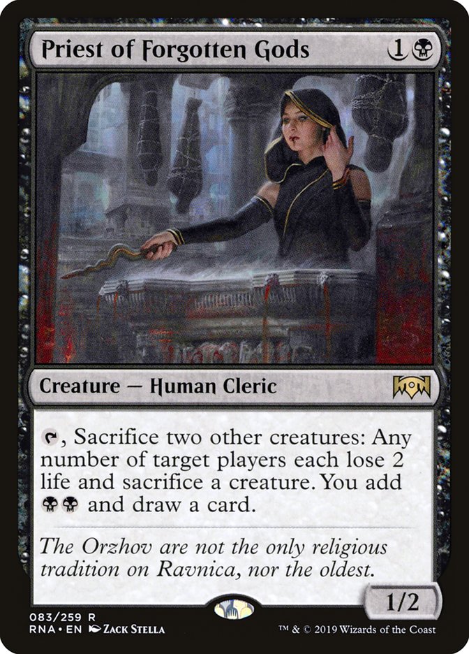 Priest of Forgotten Gods [Ravnica Allegiance] | Tables and Towers