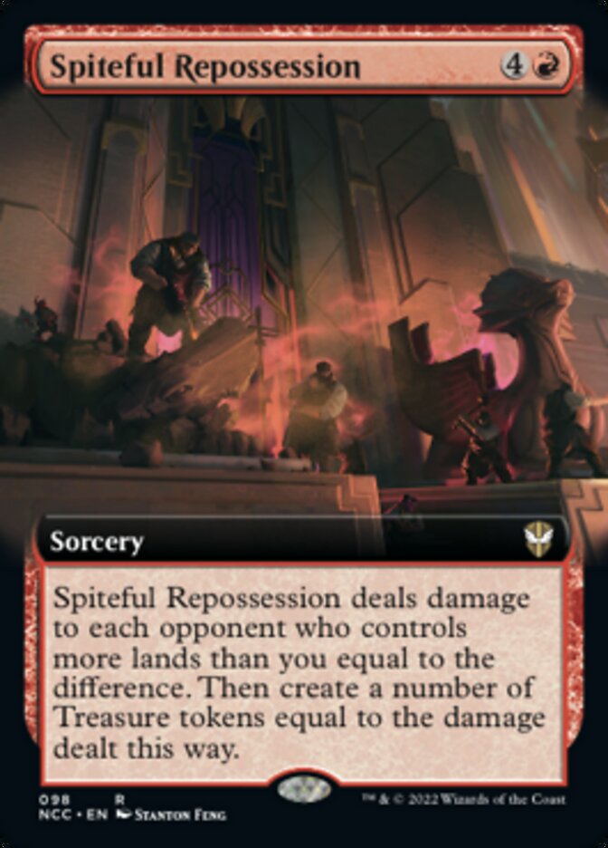 Spiteful Repossession (Extended Art) [Streets of New Capenna Commander] | Tables and Towers